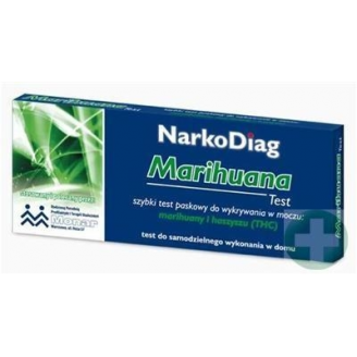 NARKODIAG TEST DO WYKRYWANIA W MOCZU MARIHUANY 1 SZT.