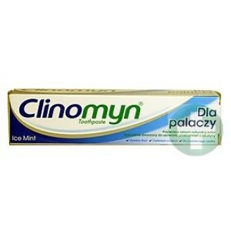 CLINOMYN ICE MINT PASTA DO ZĘBÓW DLA PALACZY 75 ML