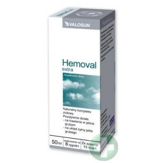 Hemoval Extra, Krople, 50 ml