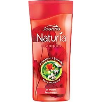 JOANNA NATURIA - SZAMPON MAK I BAWEŁNA DO WŁ. FARBOWANYCH 300 ML