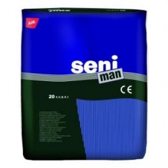 SENI MAN SUPER - WKŁADKI UROLOGICZNE, 20 SZTUK