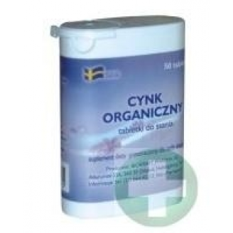 CYNK ORGANICZNY 50 TABL. DO SSANIA