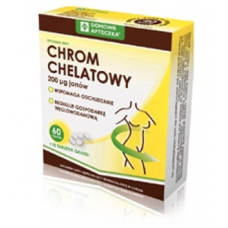 CHROM CHELATOWY DOMOWA APTECZKA - 60 TABLETEK