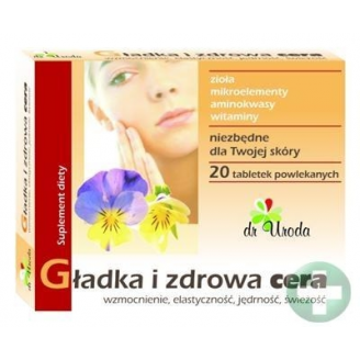 DR URODA GŁADKA I ZDROWA CERA 20 TABLETEK