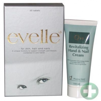 EVELLE 60 TABL. + BIO-Q10 KREM DO RĄK I PAZNOKCI 100 ML