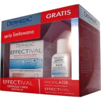 DERMEDIC EFFECTIVAL UJĘDRNIAJĄCY KREM ODŻYWCZY + miniprodukty
