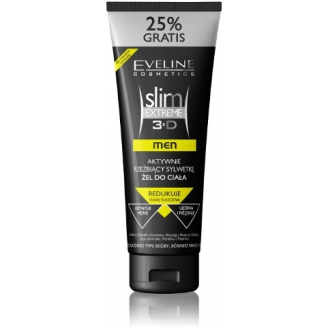 EVELINE SLIM 3D EXTREME - ŻEL DO CIAŁA DLA MĘŻCZYZN AKTYWNIE RZEŹBIĄCY SYLWETKĘ