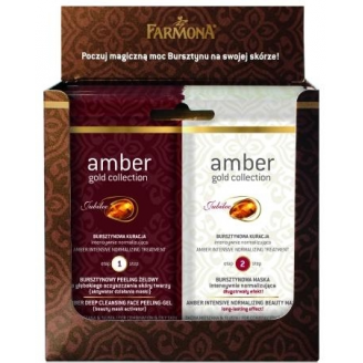 FARMONA AMBER GOLD COLLECTION - BURSZTYNOWA KURACJA INTENSYWNIE NORMALIZUJĄCA