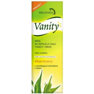 BIELENDA VANITY - KREM DO DEPILACJI TWARZY, CIAŁA I BIKINI ALOES