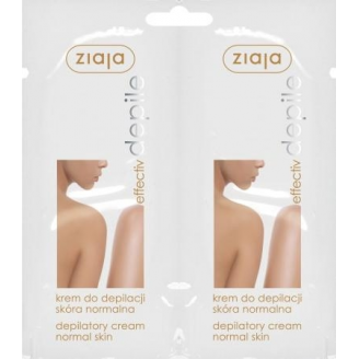 ZIAJA DEPILE - KREM DO DEPILACJI SKÓRY NORMALNEJ EFFECTIV SASZ. 2x25 ML