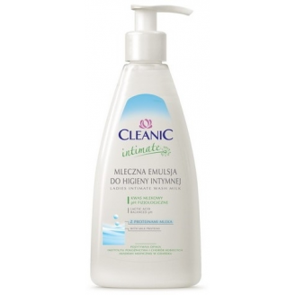 CLEANIC INTIMATE EMULSJA DO HIGIENY INTYMNEJ Z PROTEINAMI MLEKA 250 ML