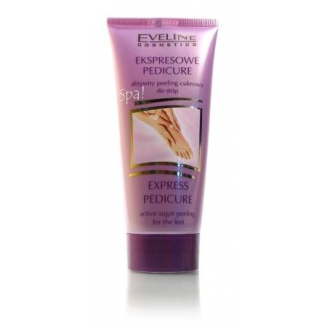 EVELINE EKSPRESOWE PEDICURE - PEEELING CUKROWY DO STÓP