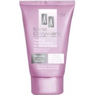 AA NANO ODŻYWIANIE 25+ PEELING REWITALIZUJĄCY DO MYCIA TWARZY