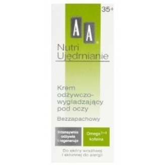 AA NUTRI UJĘDRNIANIE 35+ KREM POD OCZY BEZZAPACHOWY