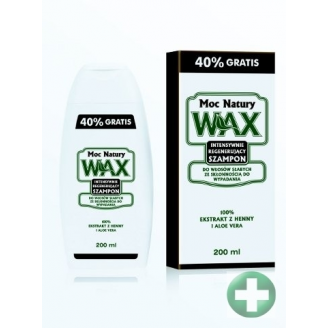 WAX MOC NATURY SZAMPON DO WŁOSÓW SŁABYCH ZE SKŁONNOŚCIĄ DO WYPADANIA 200 ML