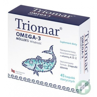 TRIOMAR OMEGA-3 MOLLERS WITALNOŚĆ 45 KAPSUŁEK