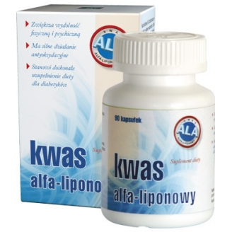 A-Z Medica, Kwas alfa-liponowy, 90 kapsułek