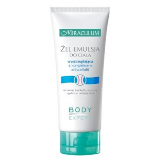MIRACULUM BODY EXPERT - ŻEL - EMULSJA WYSZCZUPLAJĄCA Z KOMPLEKSEM ANTYCELLULIT