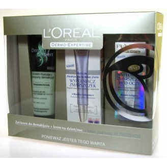 L'OREAL WYPEŁNIACZ ZMARSZCZEK ZESTAW + WYPEŁNIACZ ZMARSZCZEK POD OCZY GRATIS!