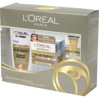 L'OREAL AGE RE-PERFECT PRO-CALCIUM ZESTAW NA NOC - KREM P/OCZY GRATIS!
