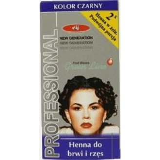 VIKI PROFESSIONAL- HENNA DO BRWI I RZĘS CZARNA