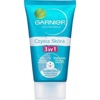 GARNIER CZYSTA SKÓRA - GŁĘBOKIE OCZYSZCZENIE 3W1