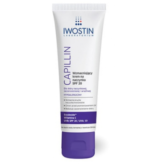 Iwostin Capillin, Krem na naczynka SPF 20, 40 ml