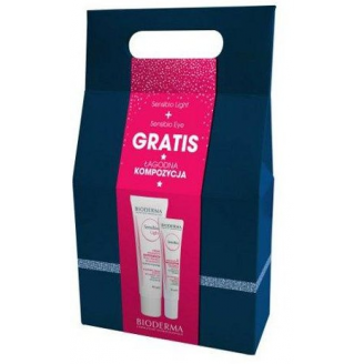 BIODERMA SENSIBIO RICH KREM ŁAGODZĄCY O BOGATEJ KONSYSTENCJI DO SKÓRY WRAŻLIWEJ 40 ML + W PREZENCIE SENSIBIO EYE - KREMOWY ŻEL POD OCZY15 ML!!!