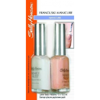 SALLY HANSEN - ZESTAW DO FRANCUSKIEGO MANICURE