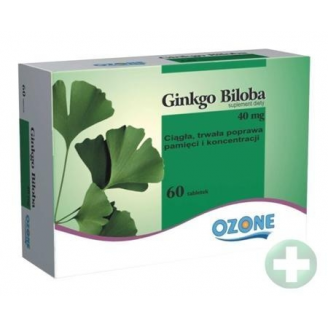 OZONE GINKGO BILOBA 40 MG 60 TABLETEK