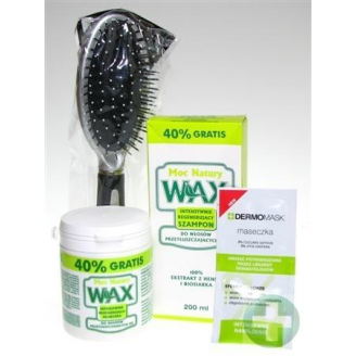 WAX MOC NATURY SZAMPON DO WŁOSÓW PRZETŁUSZCZAJĄCYCH SIĘ + MASECZKA + GRATISY !