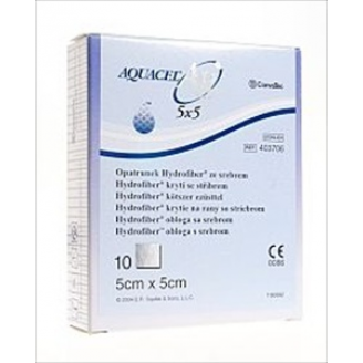 Aquacel AG Hydrofibre, Opatrunek 5*5 cm 1 szt