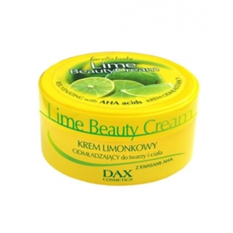 DAX COSMETICS KREM DO TWARZY I CIAŁA LIMONKOWY Z AHA