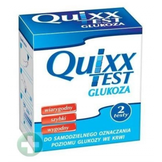 QUIXX TEST GLUKOZA 2 SZT.