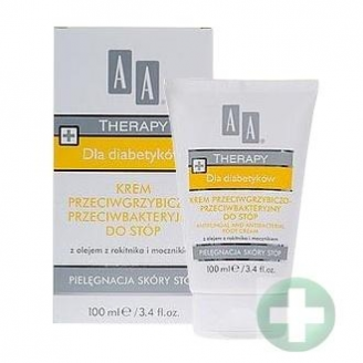 AA THERAPY DLA DIABETYKÓW - KREM PRZECIWGRZYBICZO-PRZECIWBAKTERYJNY 100 ML
