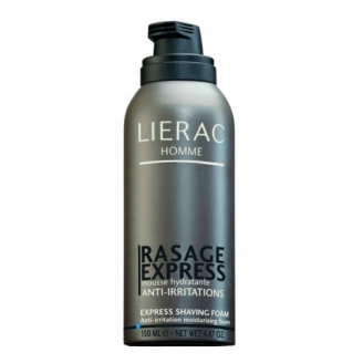 LIERAC HOMME RASAGE EXPRESS - NAWILŻAJĄCA PIANKA DO GOLENIA 150 ML