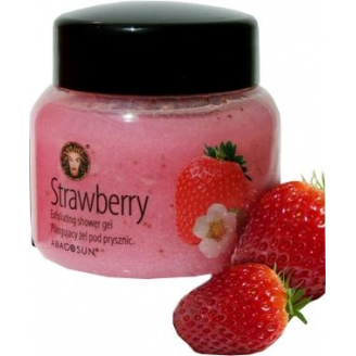 ABACOSUN FRUITY - TRUSKAWKOWY PILINGUJĄCY ŻEL POD PRYSZNIC