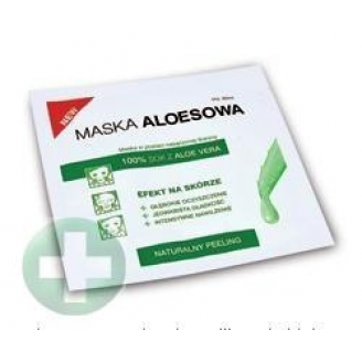 Dermomask Maseczka, Maska aloesowa, Naturalny peeling, 22 ml