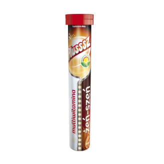 PLUSSSZ ŻEŃSZEŃ + MULTIVITAMINA TABLETKI MUSUJĄCE 24 SZT.