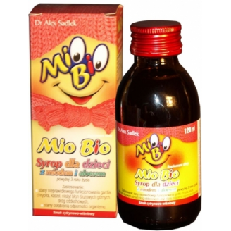 MIO BIO SYROP DLA DZIECI Z MIODEM I ALOESEM 120 ML