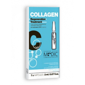 Pierre Rene Collagen, Regenerująco-ujędrniająca kuracja, 7 ampułek