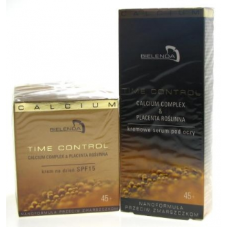 BIELENDA TIME CONTROL - ZESTAW KREM NA DZIEŃ + SERUM POD OCZY W PREZENCIE