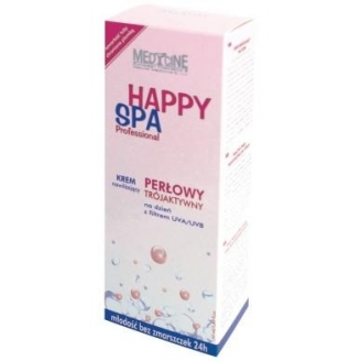 MINCER HAPPY SPA - TRÓJAKTYWNY PERŁOWY KREM NAWILŻAJĄCY