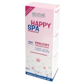 MINCER HAPPY SPA - TRÓJAKTYWNY PERŁOWY KREM PRZECIWZMARSZCZKOWY PÓŁTŁUSTY