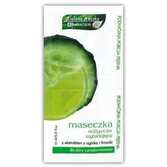 MINCER MASECZKI OWOCOWE - MASECZKA ODŻYWCZO-WYBIELAJĄCA OGÓREK/LIMONKA