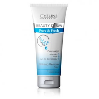 EVELINE BEAUTY DERM - KREMOWY ŻEL DO MYCIA TWARZY
