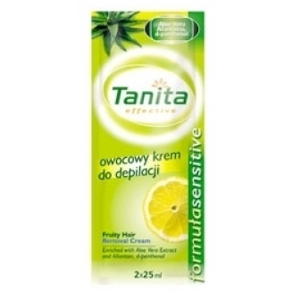 TANITA EFFECTIVE - OWOCOWY KREM DO DEPILACJI SASZ. 2x25 ML 10% TANIEJ
