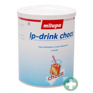 MILUPA LP DRINK CHOCO - NAPÓJ NISKOBIAŁKOWY O SMAKU CZEKOLADOWYM 375 G