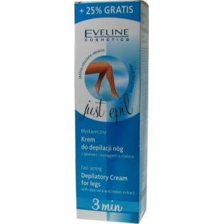 Eveline Depilacja Just Epil, Błyskawiczny krem do depilacji nóg, 125 ml