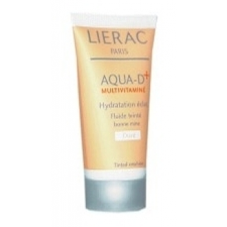 LIERAC AQUA D MULTIVITAMINE TEINTE DORE EMULSJA KOLORYZUJĄCA ZŁOCISTA 40 ML